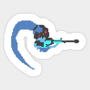 overwatch widowmaker pixel spray/art :) Sticker